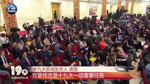 党章修改是十九大一项重要任务