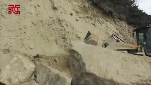 林芝地震：道路几乎没受影响，南迦巴瓦附近米瑞环路轻微塌方