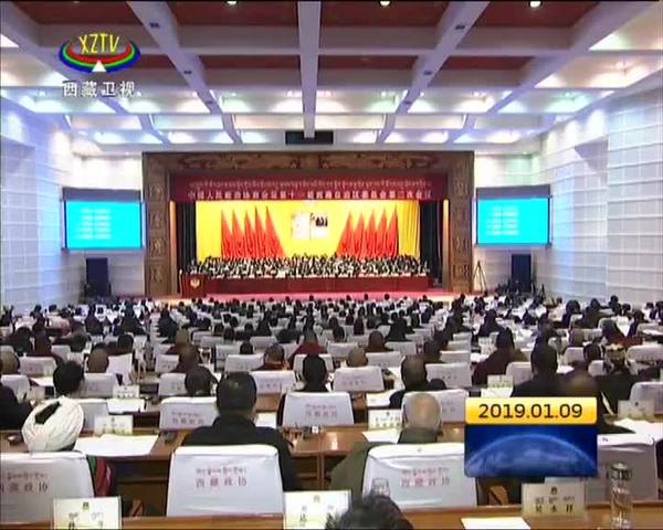 政协第十一届西藏自治区委员会第二次会议隆重开幕