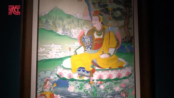 用唐卡歌颂伟大祖国与幸福西藏