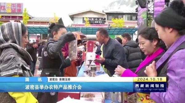 波密县举办农特产品推介会