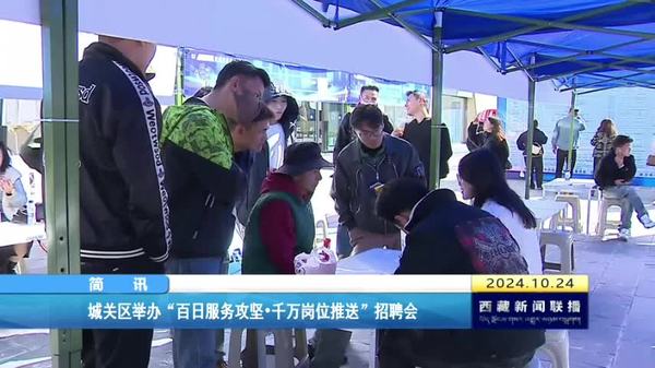 城关区举办“百日服务攻坚·千万岗位推送”招聘会