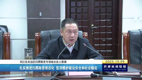 刘江在自治区扫黑除恶专项组会议上强调：扎实推进扫黑除恶常态化 坚决维护政治安全和社会稳定