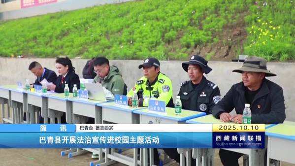 巴青县开展法治宣传进校园主题活动