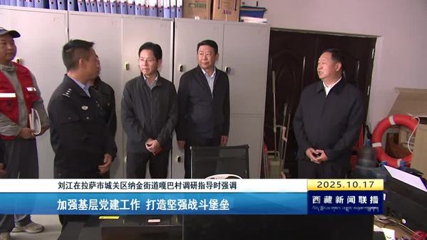 刘江在拉萨市城关区纳金街道嘎巴村调研指导时强调：加强基层党建工作 打造坚强战斗堡垒