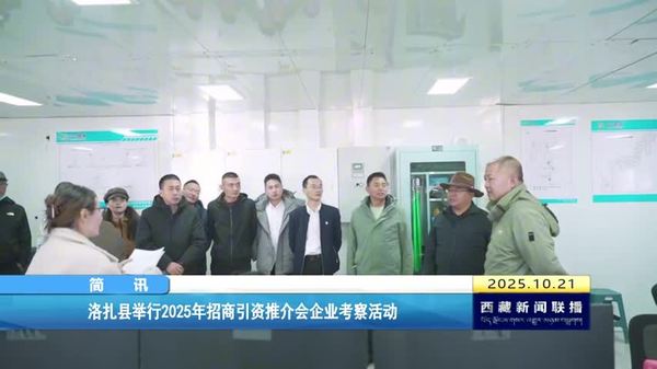 洛扎县举行2025年招商引资推介会企业考察活动