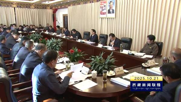 西藏自治区政协党组会议暨理论学习中心组学习会召开