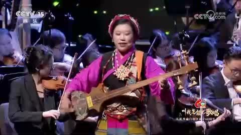 【庆祝西藏自治区成立60周年音乐会】《赛马》 扎念：措姆 二胡：陈军
