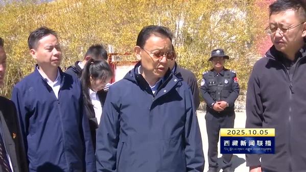 斯朗尼玛在阿里调研