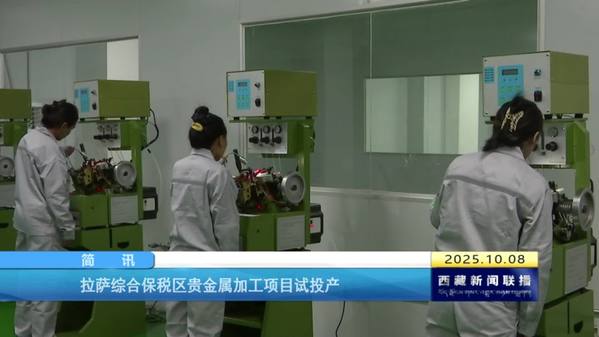 拉萨综合保税区贵金属加工项目试投产