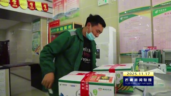 “双十一”期间拉萨快递业务量创新高 日均进港30万件