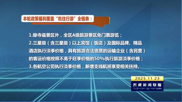 第八轮“冬游西藏”系列优惠政策持续释放冬季旅游活力