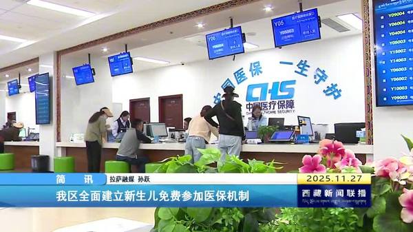 西藏自治区全面建立新生儿免费参加医保机制