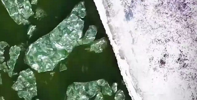 长江源头：玛可河迎来雾凇景观