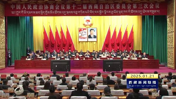 西藏自治区政协十二届三次会议举行选举大会