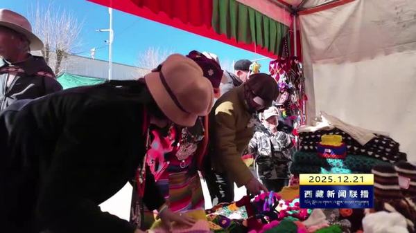 谢通门县举办冬季物资交流会