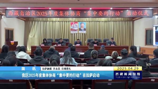 西藏自治区2025年度集体协商“集中要约行动”在拉萨启动