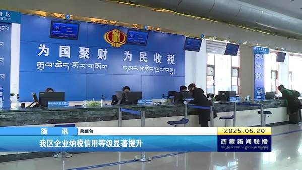 西藏自治区企业纳税信用等级显著提升