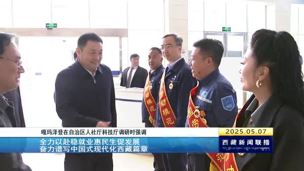 嘎玛泽登在西藏自治区人社厅科技厅调研时强调 全力以赴稳就业惠民生促发展 奋力谱写中国式现代化西藏篇章