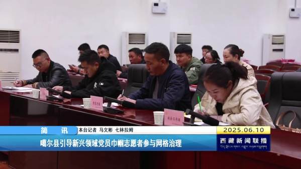噶尔县引导新兴领域党员巾帼志愿者参与网格治理