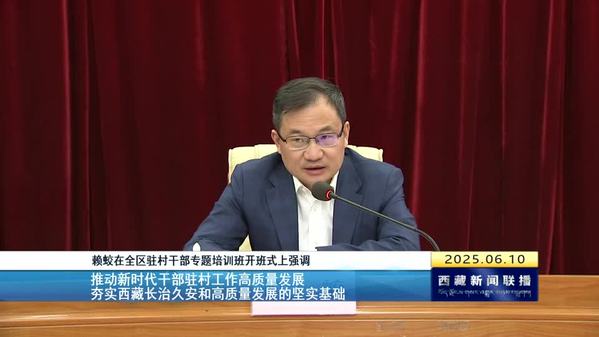 赖蛟：推动新时代干部驻村工作高质量发展 夯实西藏长治久安和高质量发展的坚实基础