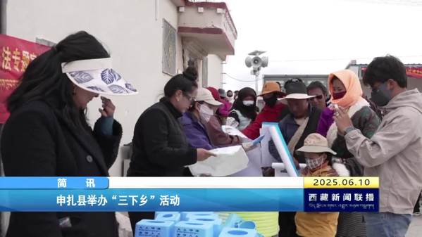 申扎县举办“三下乡”活动