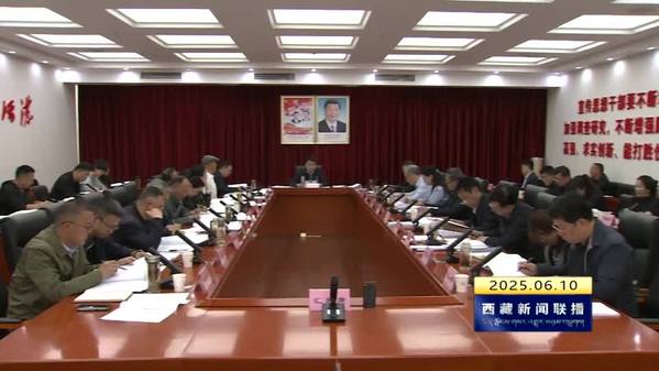 西藏自治区党委宣传部2025年第8次部务会会议召开