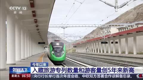 今年以来 入藏旅游专列数量和游客量创5年来新高