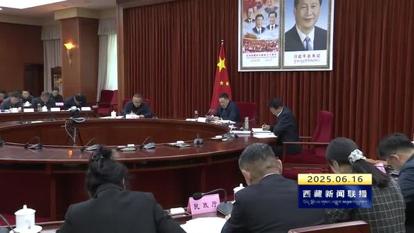 嘎玛泽登主持召开西藏自治区农牧民增收工作调度会