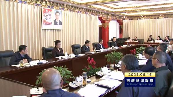 西藏自治区政协党组会议暨理论学习中心组学习会召开