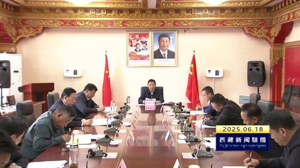 斯朗尼玛主持召开西藏自治区党委统战部部务会理论学习中心组学习会