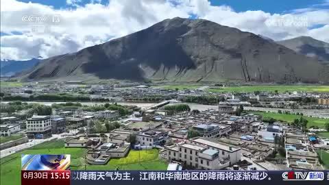 西藏日喀则：昔日荒滩变绿洲 绘就生态新画卷
