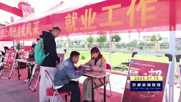 浪卡子县举办2025年第十期高校毕业生专场招聘会