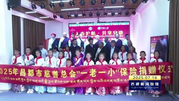 昌都市举行“一老一小”保险捐赠仪式 