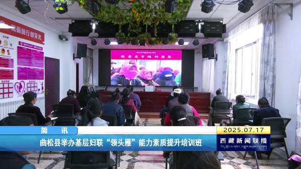 曲松县举办基层妇联“领头雁”能力素质提升培训班