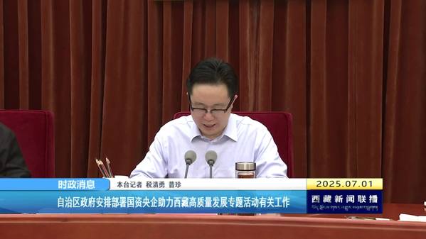 西藏自治区政府安排部署国资央企助力西藏高质量发展专题活动有关工作