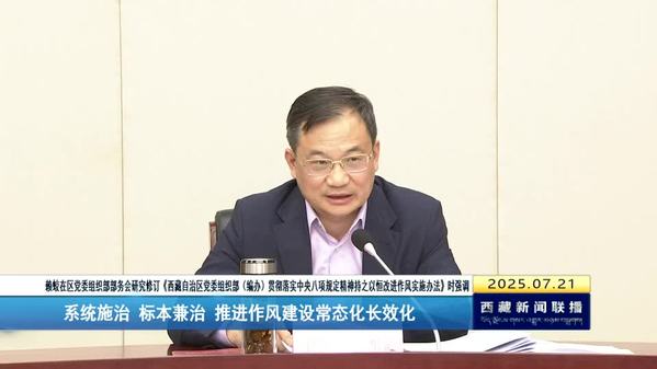 赖蛟：系统施治 标本兼治 推进作风建设常态化长效化