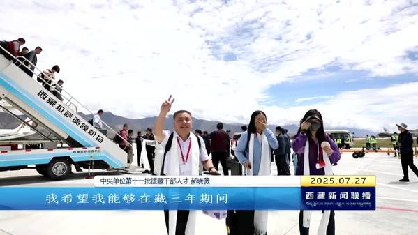 中央单位第十一批援藏干部人才抵达拉萨