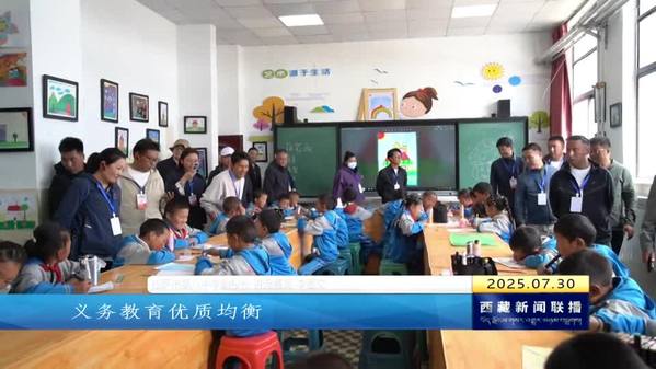 西藏自治区县域义务教育优质均衡创建工作现场观摩暨培训会在那曲市聂荣县举行
