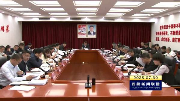 西藏自治区党委宣传部2025年第10次部务会会议召开