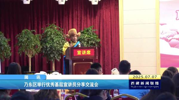 乃东区举行优秀基层宣讲员分享交流会