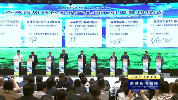 西藏首届青稞产业发展大会开幕