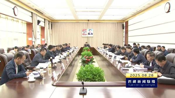 严金海主持召开西藏自治区人大常委会党组2025年第11次（扩大）会议
