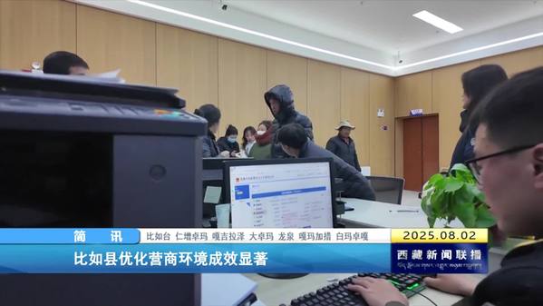 比如县优化营商环境成效显著