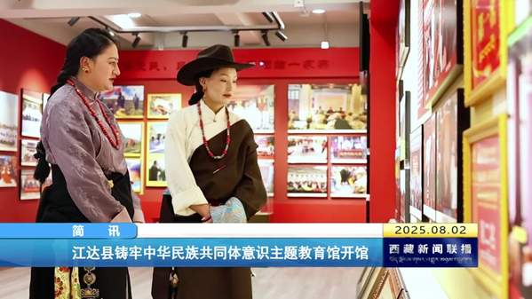 江达县铸牢中华民族共同体意识主题教育馆开馆