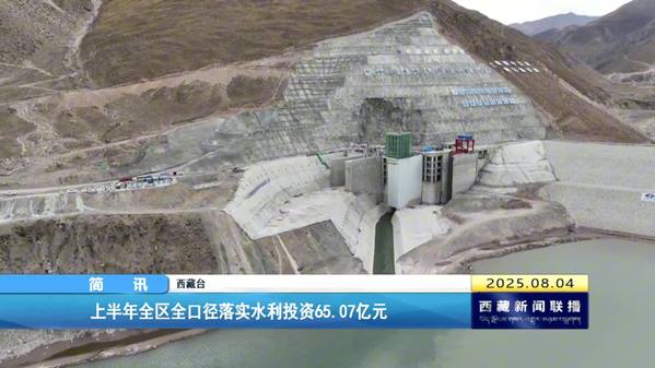 上半年西藏自治区全口径落实水利投资65.07亿元