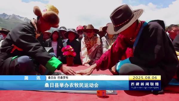 桑日县举办农牧民运动会