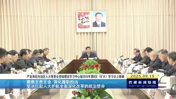 严金海在自治区人大常委会党组理论学习中心组2025年第8次（扩大）学习会上强调：聚焦主责主业 强化履职担当 坚决扛起人大护航全面深化改革的政治使命