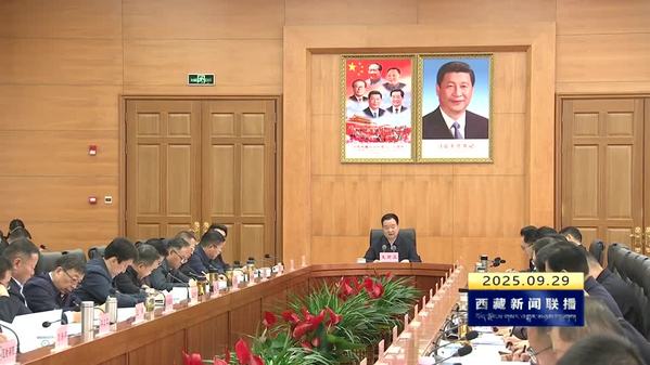 王君正主持召开西藏自治区党委常委会会议 认真学习习近平总书记重要讲话重要指示精神