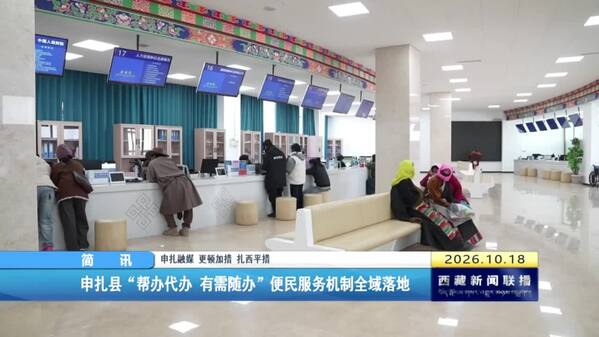 申扎县“帮办代办 有需随办”便民服务机制全域落地